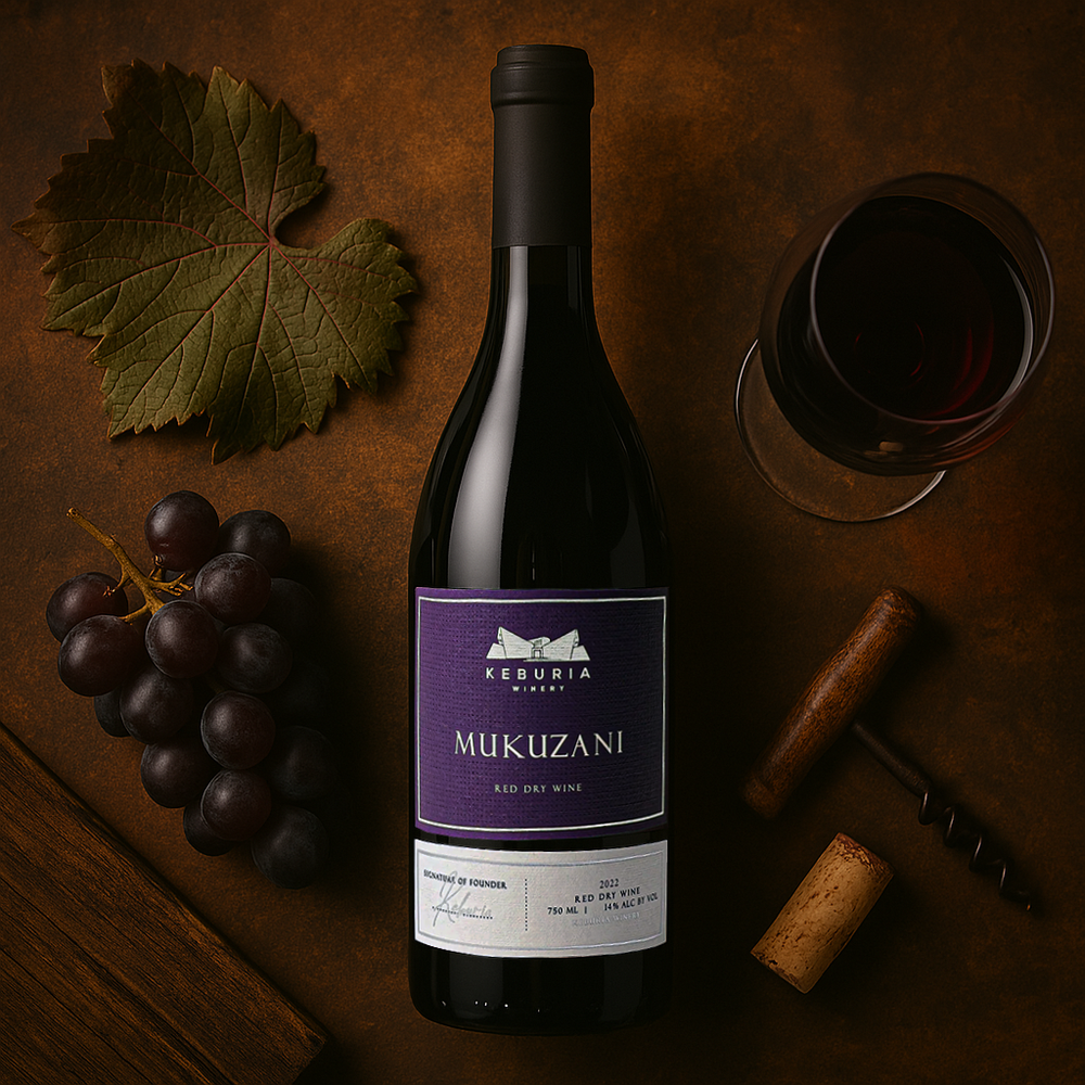 Mukuzani Red Dry 2022 - große Flasche