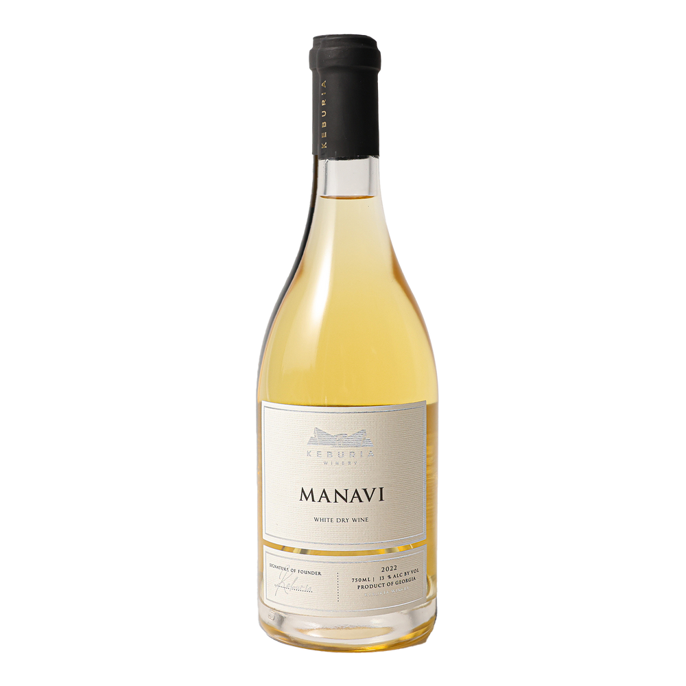 Manavis Mtsvane White Dry 2022 - große Flasche
