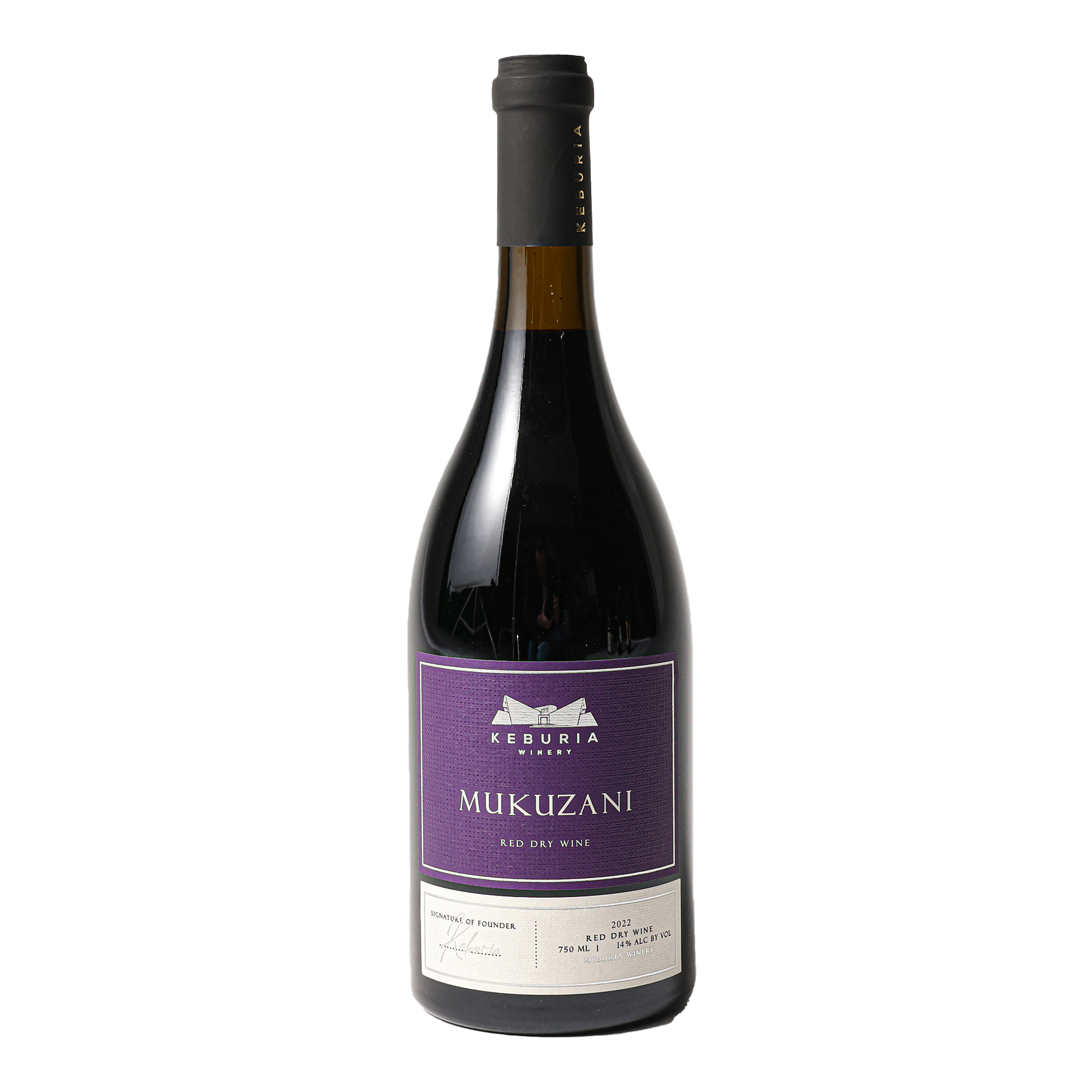 Mukuzani Red Dry 2022 - große Flasche