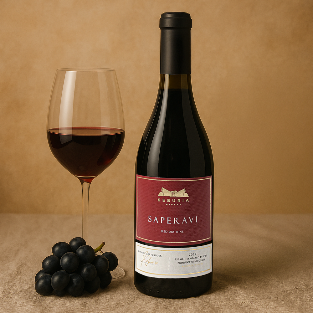 Saperavi Red Dry 2022 - große Flasche